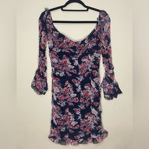 Lulus floral dress size large
